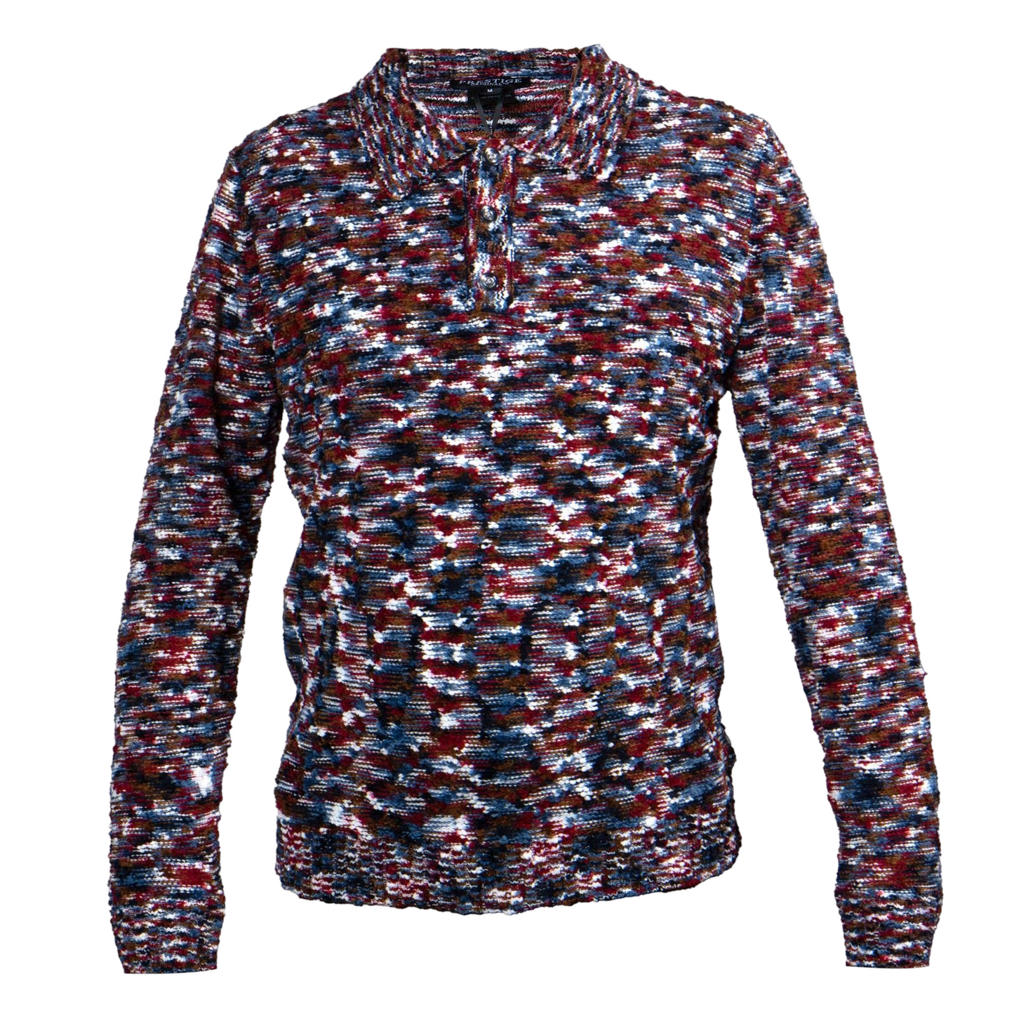 Prestige Navy/Burg Polo Sweater