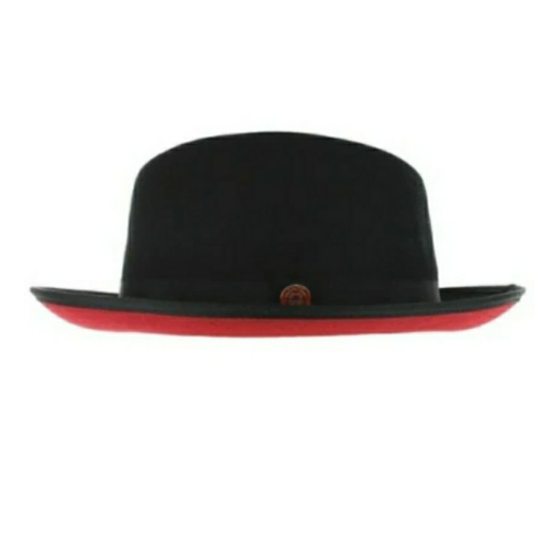 Black Redbottom Fedora