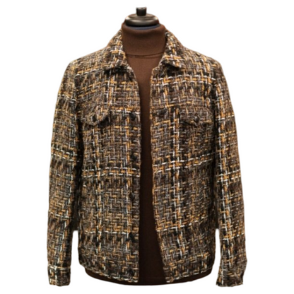 Cigar Black Brown Tan Jacket/Tweed