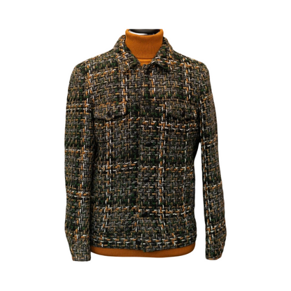Cigar Black Green Tan Jacket/Tweed