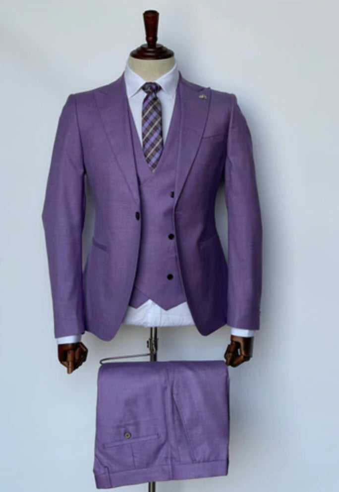 Giovanni 3 pc Suit-Lavender